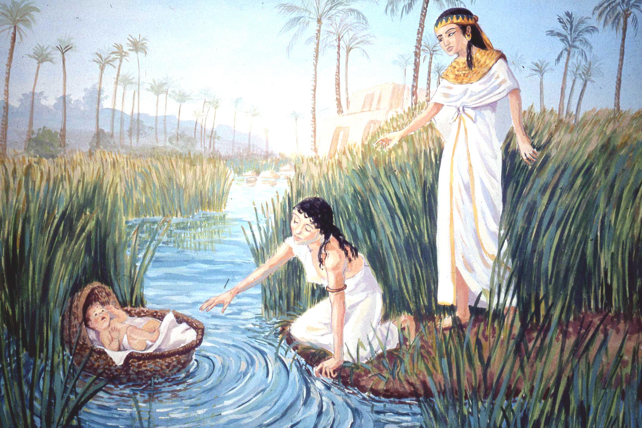 Moisés nació en los tiempos de esclavitud de los nazarenos en Egipto. 